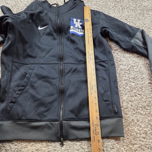 Nike Kentucky Wildcats Hoodie Sweatshirt Mens Medium Black Full Zip Jacket - Picture 4 of 6
